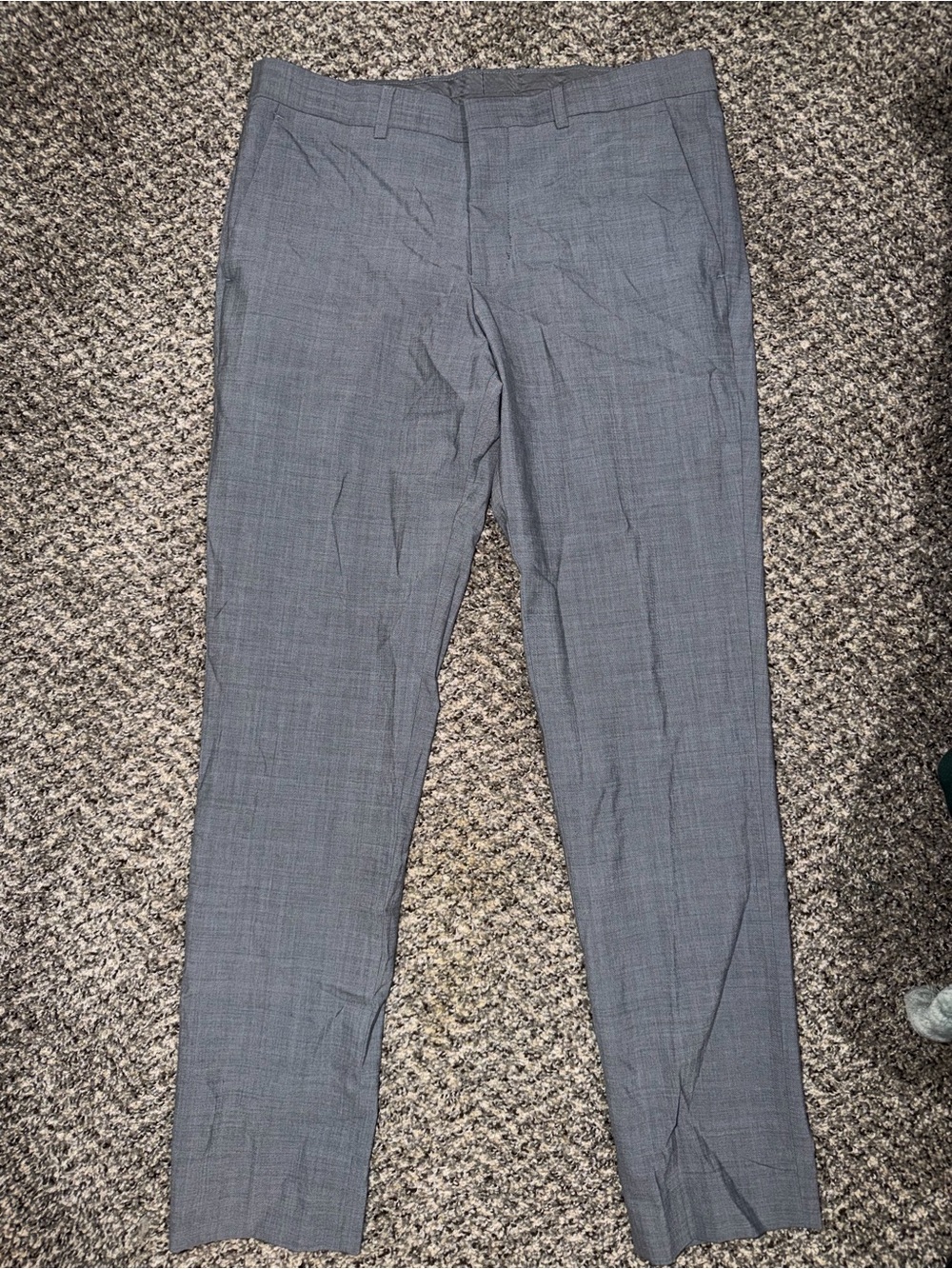 Express Men’s Dress Pants 31x32 Gray Modern Career Office Business